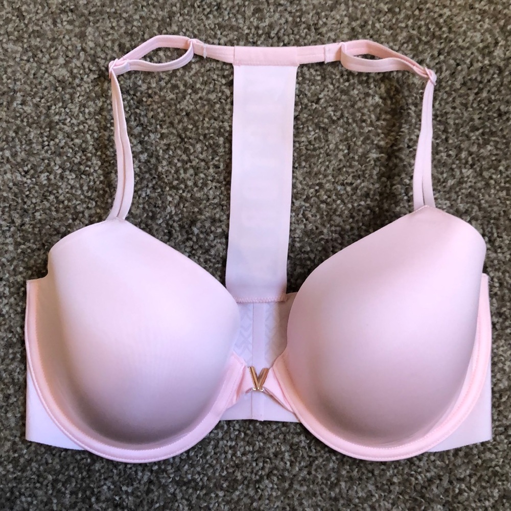 SOLD Pink VS Perfect Coverage Lined Racerback Bra
